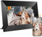 KODAK Digitaler Bilderrahmen 7 Zoll WLAN Elektronischer Bilderrahmen HD IPS Touchscreen Smart Fotorahmen Cloud mit App, 32GB Speicher, Automatischer Rotation, Teilen von Bildern, Musik, Videos