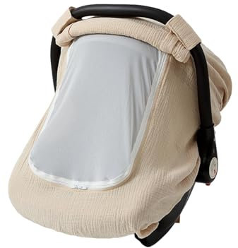 Colcolo Netzabdeckung für Babytragetasche, Bezug für Babytragesitz, vielseitig verwendbar, Staubschutz für Babytrage, für Picknick, Khaki