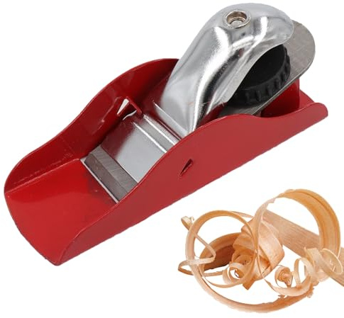 Plano de Carpintería Manual de Acero – Mini Cepillo de Madera Ajustable, Herramienta Compacta para Trabajos de Carpintería, Recortar, Cepillar y Pulir, Ideal para Artesanos y Aficionados al DIY ﻿ ﻿