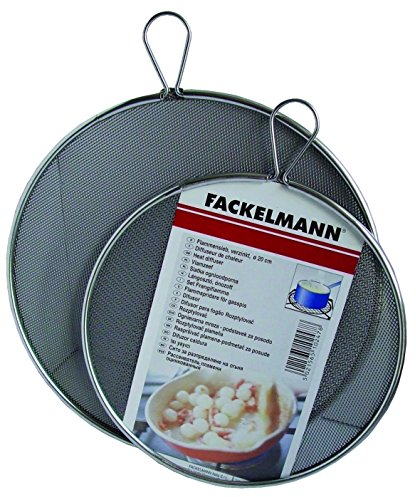 Fackelmann 2-teiliges Flammensieb-Set, Mehrfarbig