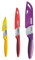 Zyliss 3-teiliges Santoku Messer Set - Edelstahl Messer Set - Mini Santoku, Wellenschäl- und Schälmesser - Reisemesser Set mit Sicherheit Küchenklingenschutz - Spülmaschinenfest - 2 Stück
