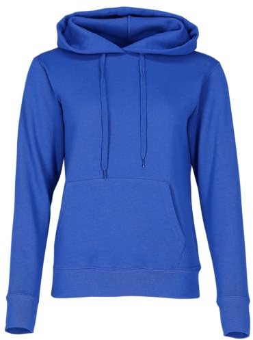 Fruit of the Loom Women's Pull-over Classic Hooded Sweatshirt Clasic, Blue (Royal Blue), M UK