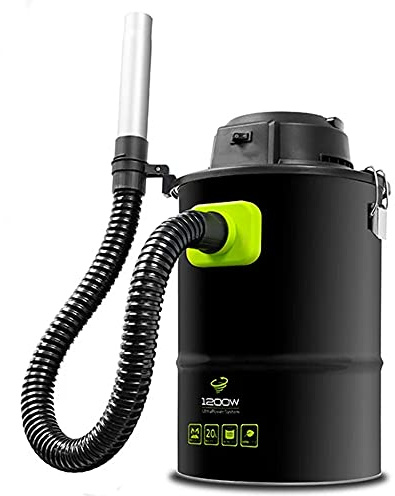Cecotec Aspirador Cenizas Pellet Conga PowerAsh 1200. Boquilla XXL, 3 Procesos de Filtración, Tubo Reforzado, Depósito Metálico 20 L, Filtro HEPA, 1200W Título del Producto