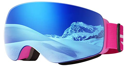EasYoung Kids Snow Ski Goggles, Snowboard Goggles for Children, Youth, Boys & Girls 4-15