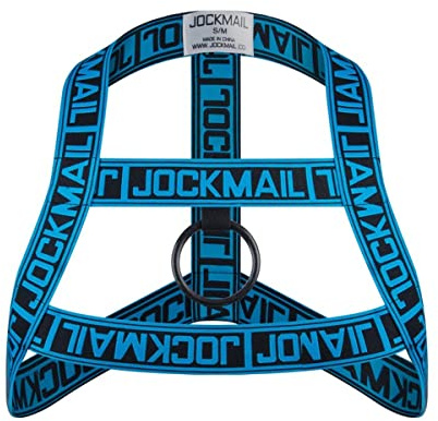 Mens Fitness Shoulder Strap Chest Muscle Harness Shoulder Bandage Strap Blue