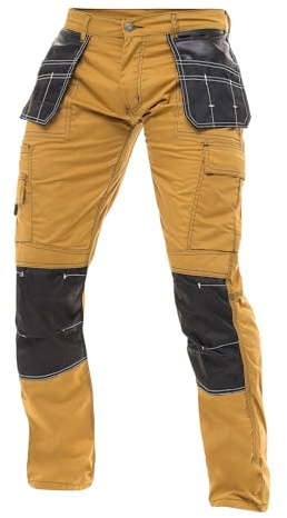 Juicy Trendz Cordura arbetsbyxor för män lastförstärkning tunga byxor med verktyg fickverktyg arbetsbyxor