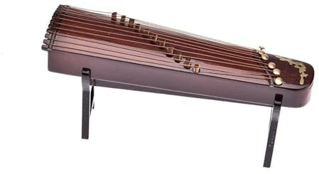Ornements de Trompette Mini Guzheng modèle d Instrument de Musique en Bois Fait Main Ornement