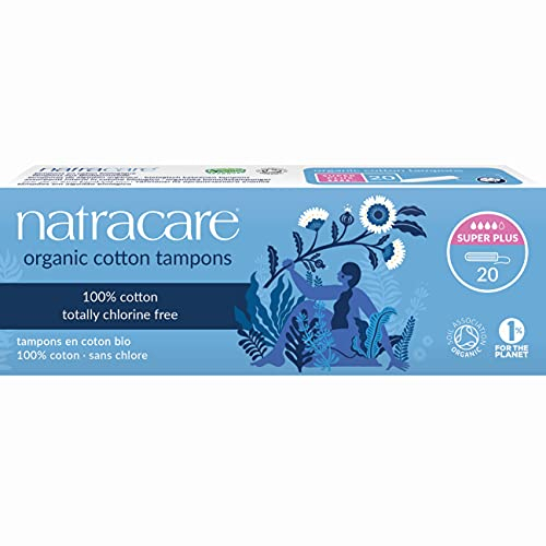 Natracare Organic All Cotton Tampons - Super Plus, 20 Stück