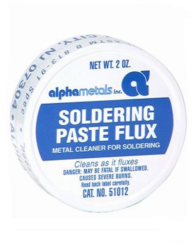 ALPHA METALS AM51012 Leaded Acid Paste, 2 oz
