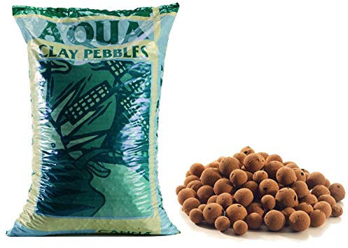 Quality CANNA Aqua Clay Pebbles 10, 25 & 45 Litre Bag Hydroponics Growing Media (45 Litre)