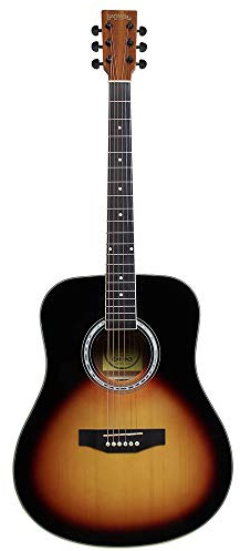 Santana LA-90-V2 SB western-gitarr sunburst