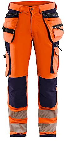 Blaklader 148815138953D96 - Pantaloni da lavoro Antitaglio Multinorm Ininduent, colore: BluArancione