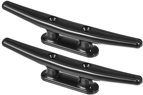 X AUTOHAUX 2pcs 8'' Plastic Boat Cleat Rope Cleat Boat Dock Cleats for Kayak