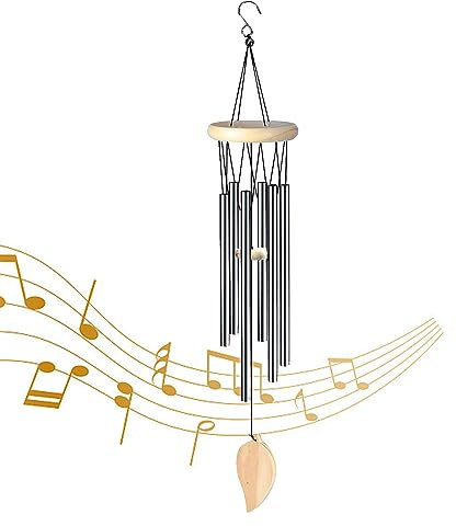70 cm Windspiele für Draußen Hängend, Alu-Röhren Windspiel, Windspiel Metall, Windspiele für Draußen, Windspiel Garten, Windspiele, Windspiel für Garten, Hof, Terrasse und Heimdekoration, Butyeak