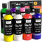 Nicpro Peinture permanente pour tissu - 8 couleurs (120 ml) - Peinture textile douce pour vêtements - Peinture textile non toxique pour loisirs créatifs sur tissu, t-shirts, chaussures, jeans, sacs