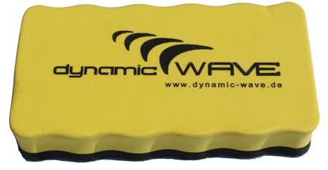 Dynamic Wave - Spugna magnetica per lavagna bianca, colore: Giallo