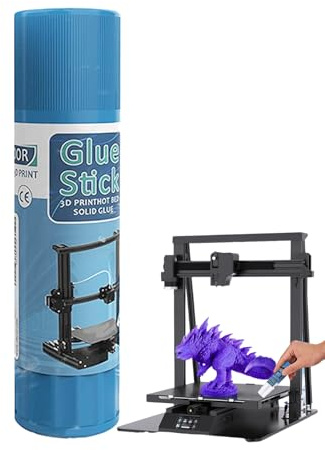 Pegamento para impresora 3D – de pegamento para cama caliente, adhesivo de impresión seguro y duradero | Bastón sólido para cama de impresión para proyectos escolares, arte, artesanía, modelismo,