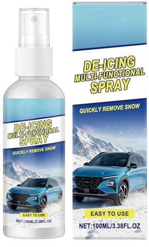 Spray Sciogli Ghiaccio Per Parabrezza Auto 100ml Antigelo Per Veicoli