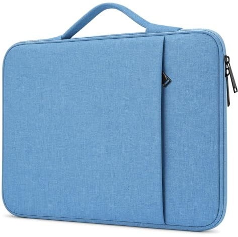 ProElife Custodia per laptop da 13 pollici per MacBook Air 2025-2022 da 13,6 M4/M3/M2 chip e iPad Pro 13 M5/M4 accessorio da viaggio impermeabile borsa multifunzionale per il trasporto (azzurro)