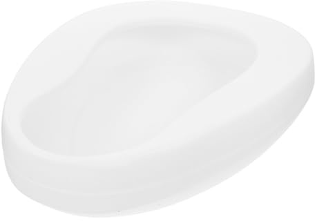 NUSITOU Orinal para Ancianos y Pacientes Encamados, Urinario Portátil a Prueba de Derrames, Cuña Cómoda de Color Claro para Hombres y Mujeres, Uso Doméstico y Hospitalario, Bacinilla