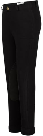 TuffRider Children'S Starter Lowrise Pull-On Jods - Black - 6