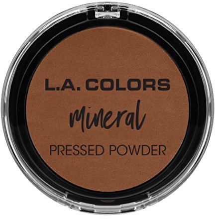 L.A. COLORS Mineral Pressed Powder, Ebony CMP384