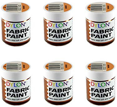 DYLON Textilfarbe Set - Bronze Paint - 6er Pack