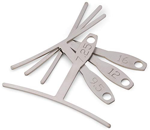 Galgas de Radios Bajo Cuerdas StewMac, Set de 4