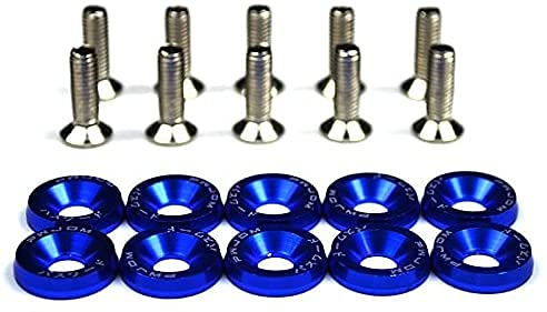 SPEDWHEL 10 tornillos de fijación para scooter eléctrico, arandelas para Dualtron 1, 2, 3, Thunder Eagel Ultra Zero 9 Kaabo, color azul
