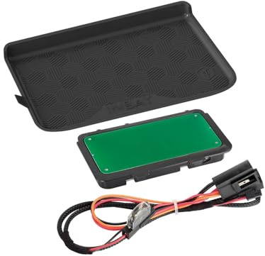 Inbay Wireless Charger kabelloses Ladegerät für VW Golf Sportsvan 5G 15W Pkw induktives Laden für Smartphone Handy Auto Wireless Charging qi Zertifiziert für Kfz Einbau integriert Phone Charger