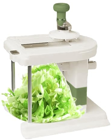 xowwyue Trituradora de repollo, Picadora cortadora de repollo | Rebanador de chucrut Rallador de ensalada de col - Trituradora manual de cocina para verduras, repollo y tomates