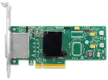 PCIe x8 SAS/SATA Expansion Card, 8-Port 6Gb/s, Dual Mini-SAS SFF-8088 Interface