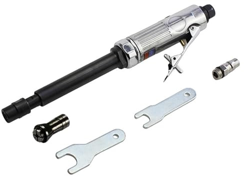 Smerigliatrice Pneumatica, Smerigliatrice A Matita Ad Aria con Prolunga Extra Lunga da 3 mm Utensile per smerigliatrice Pneumatica ad Alta Velocità Per Lucidatura Incisione E Taglio