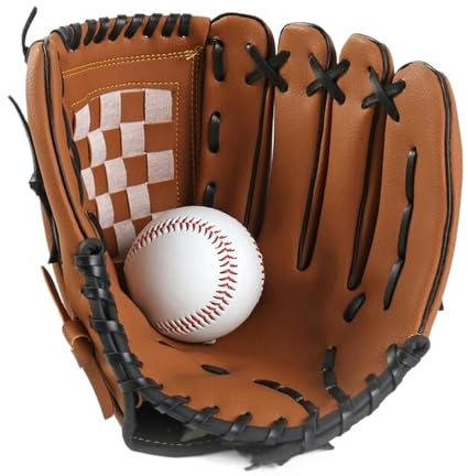 Baseballhandske utomhussport baseballhandske Catcher Softball träning praktisk utrustning vänster hand för barn/tonåringar/vuxna