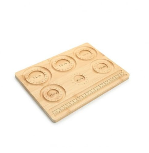 TAIZhiChen Plateau Perles avec Rainures Rectangulaire Plateau à Perles Gradué Planche à Bijoux pour Loisirs Créatifs, 15-20