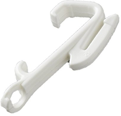Swish Sologlyde Extra Curtain Track Hook Gliders, White, 10 Pack