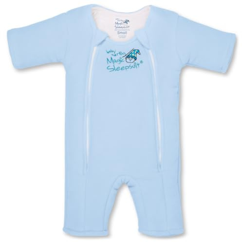 Baby Merlin's Magic Sleepsuit - Manta de transición de microfibra para bebés de 3 a 6 y 6 a 9 meses, algodón suave con doble cremallera para facilitar los cambios de pañales y una mejor calidad de