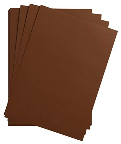 Clairefontaine 975361C Maya Paper Pack - 25 ark brunt slätt ritpapper - A3 29,7 x 42 cm 185 g - perfekt för teckning och kreativa aktiviteter