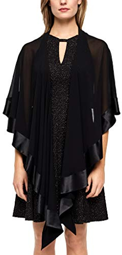 s.Oliver BLACK LABEL Damen 70.911.91.6141 Bluse, Schwarz (Forever Black 9999), Einheitsgröße