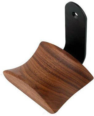 KiaoTime Soporte para auriculares de madera de nogal, gancho para escritorio, cinta de mesa, soporte para auriculares para audio, estudio y juegos, todos los tamaños (montaje en pared)