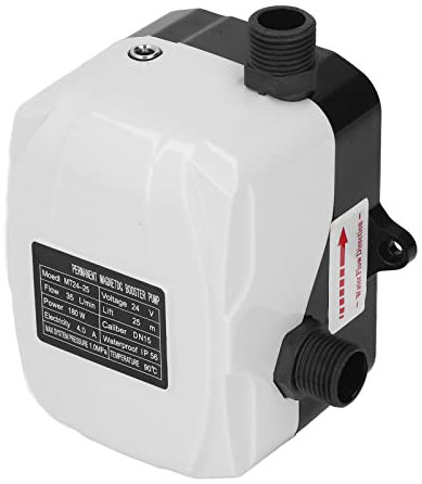 Bomba de Refuerzo, Bomba de Refuerzo Automática, Bomba de Refuerzo Presión de Agua Elevación Alta 180 W para Fregadero de Cocina Ducha DC24V Enchufe de la UE AC100‑240V