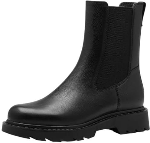 Tamaris Damen Chelsea bequem; Black, EU 39