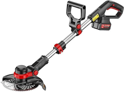 DEMCAY Cortasetos Cortacésped Cortadora de césped portátil Cortadora de césped portátil Cortacésped de jardín Podadora Ligera Cortacésped telescópico Cortasetos inalámbrico 20 V