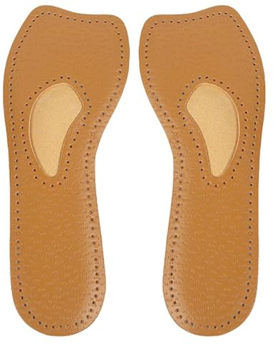 Solette imbottite per tacchi alti, inserti imbottiti in pelle per donna – Imbottitura morbida ammortizzante | Solette traspiranti per stivali piatti, tacchi alti, scarpe da sera