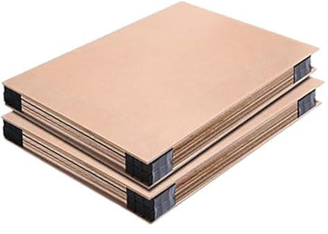 Lindträskivor, 6 mm tjocka obehandlade träskivor for hantverk, vedeldning, målning, trägravyr, laserskärning(21cm*30cm (5pcs))