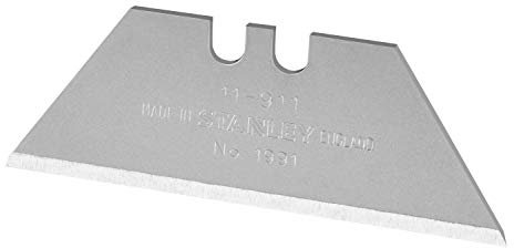 Stanley 1-11-911-5 Hojas de cuchillo trapezoidal sin orificios