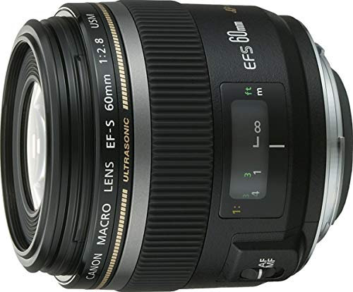 Canon EF-S 60mm f/2.8 USM Macro Lens - non Image Stabilised (Renewed)