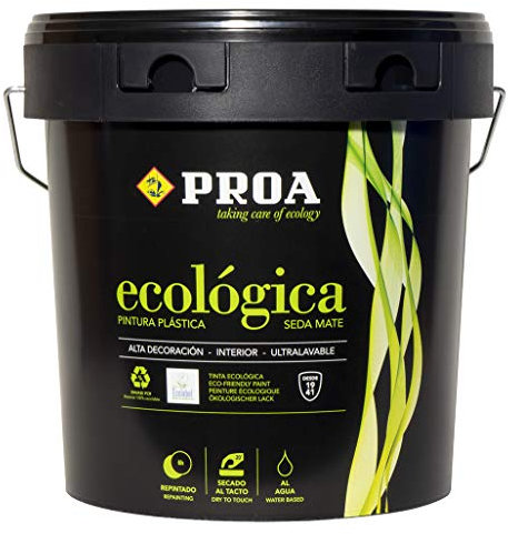 PROA Pintura interior ecológica NEGRO. 4 L.