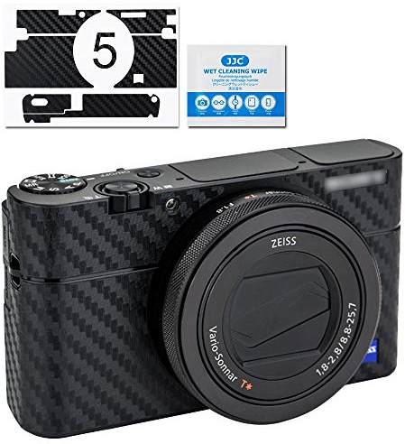 Kohlefaser-Aufkleber für Sony RX100 V, RX100 VA, RX100 III, DSLR-Kamera, kratzfest, 3M-Aufkleber