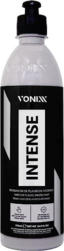 Vonixx Intense 500ml renovador de plásticos Renovador de Plásticos Interior Coche Intense – Brillo Natural sin Grasa, Protección UV y Efecto Duradero 6 Meses